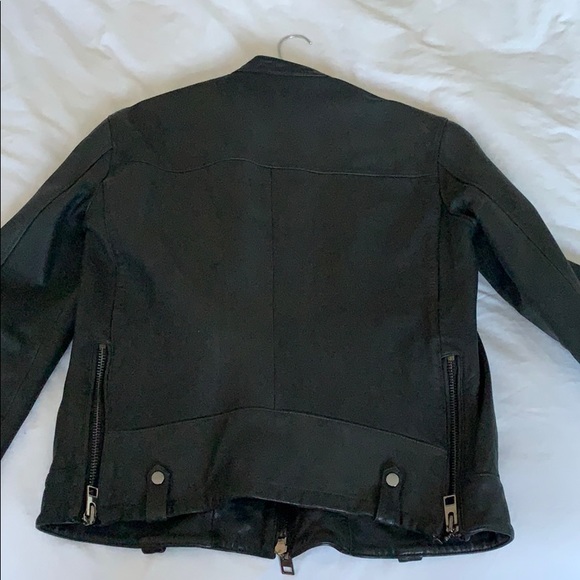 Men’s Small All Saints leather jacket - Picture 3 of 4